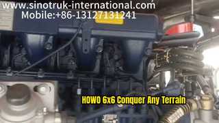 HOWO 6x6 ডাম্প ট্রাক কঠিন ভূখণ্ড জয় করে