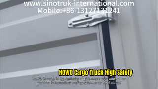 SINOTRUK HOWO কার্গো ট্রাক উচ্চ নিরাপত্তা এবং দক্ষতা