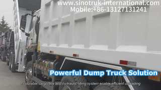 Sinotruk Howo ডাম্প ট্রাক শক্তি আপনার প্রকল্প