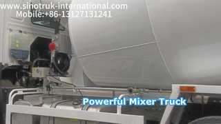 371HP Sinotruk Howo কংক্রিট মিক্সার ট্রাক 10-20CBM