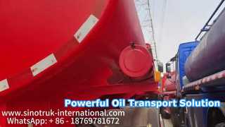 SINOTRUK HOWO 290 HP তেল ট্যাঙ্ক ট্রাক