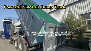 SINOTRUK ডাম্প ট্রাক ভারী দায়িত্ব পরিবহন সমাধান