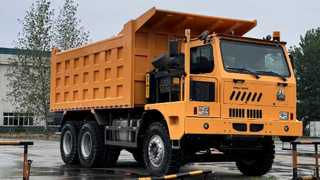 6×4 মাইনিং টিপার 90টন 430HP LHD ডেমো দেখুন